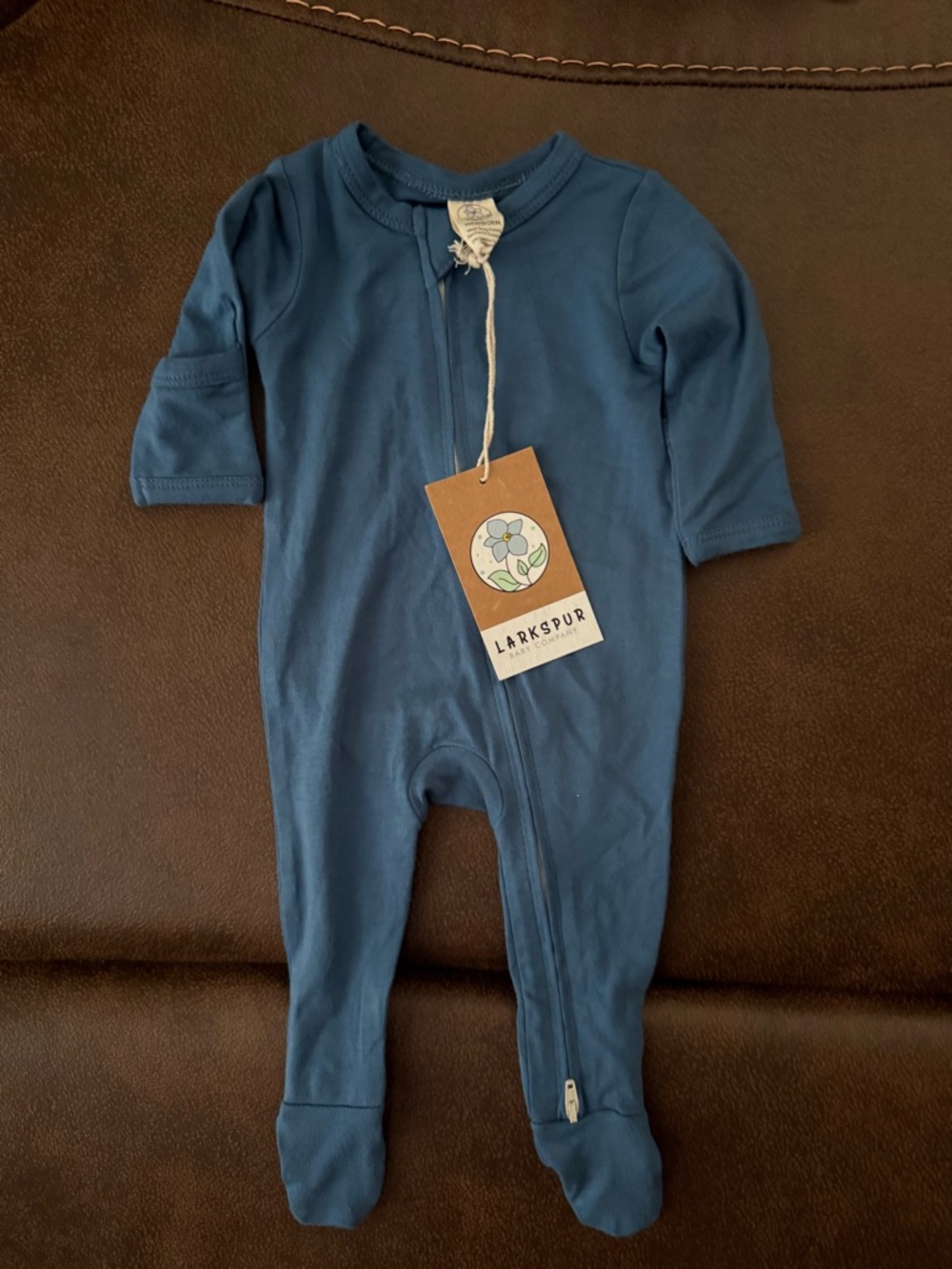 Larkspur Organic Blue Footed One-Piece for Kids